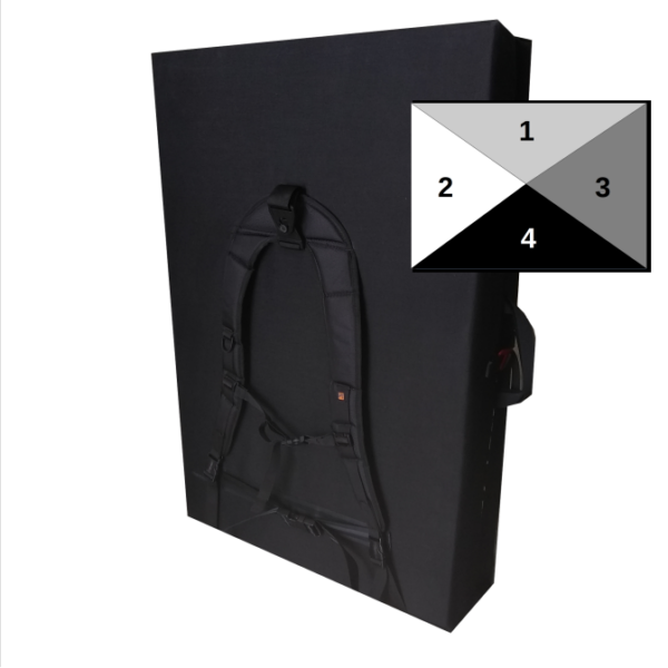 CUSTOM COLOR Bouldering Crash Pad - 4 Triangles
